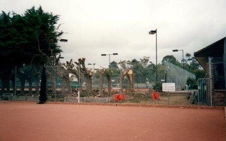 Clearing space for the Brian Brimmell Gardens